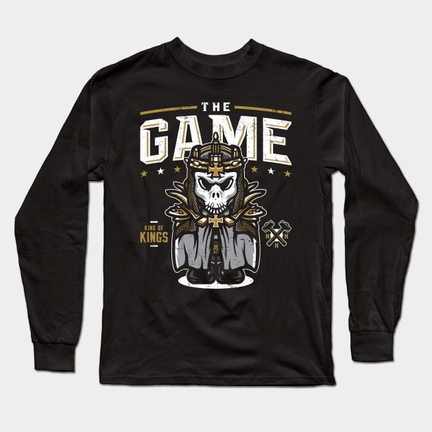 Skull Game Long Sleeve T-Shirt by KDNJ